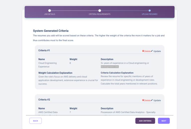 use case screenshot criteria