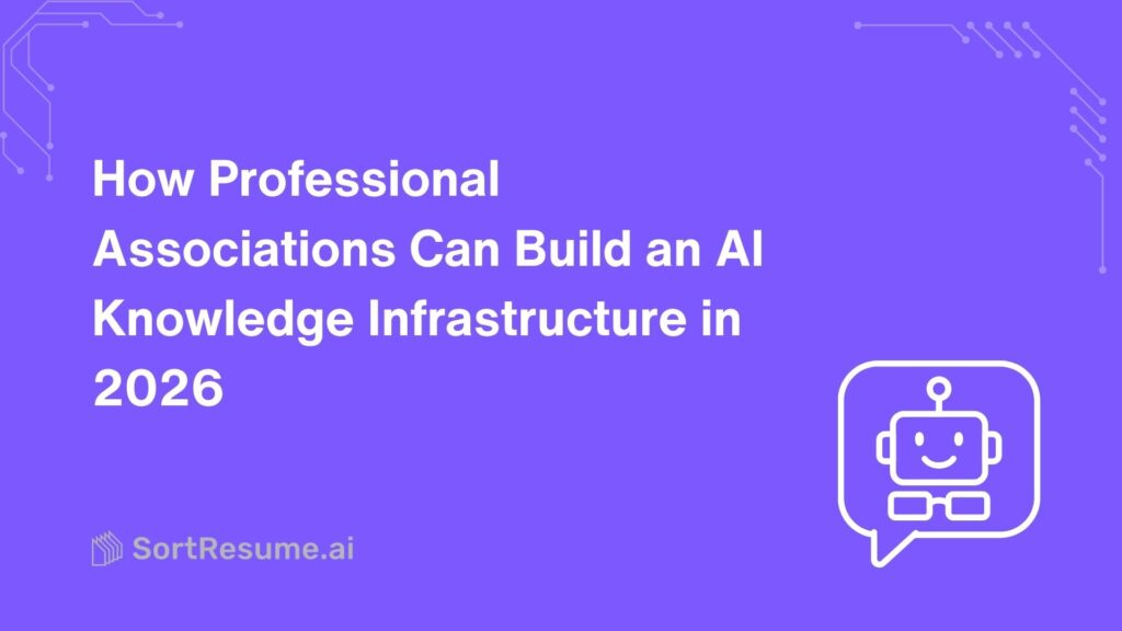 How Professional Associations Can Build an AI Knowledge Infrastructure in 2026 1 How Professional Associations Can Build an AI Knowledge Infrastructure in 2026
