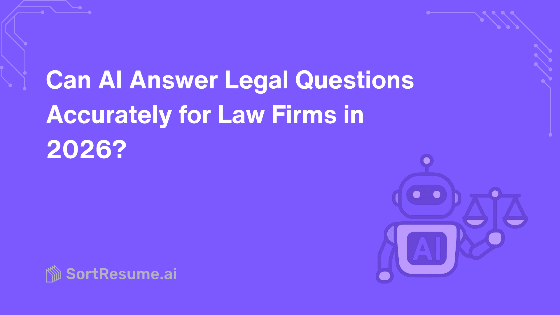 Can AI Answer Legal Questions Accurately for Law Firms in 2026? | Legal ...